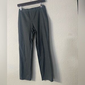 Sanctuary Black plaid pull on Pants with stretch preppy size M